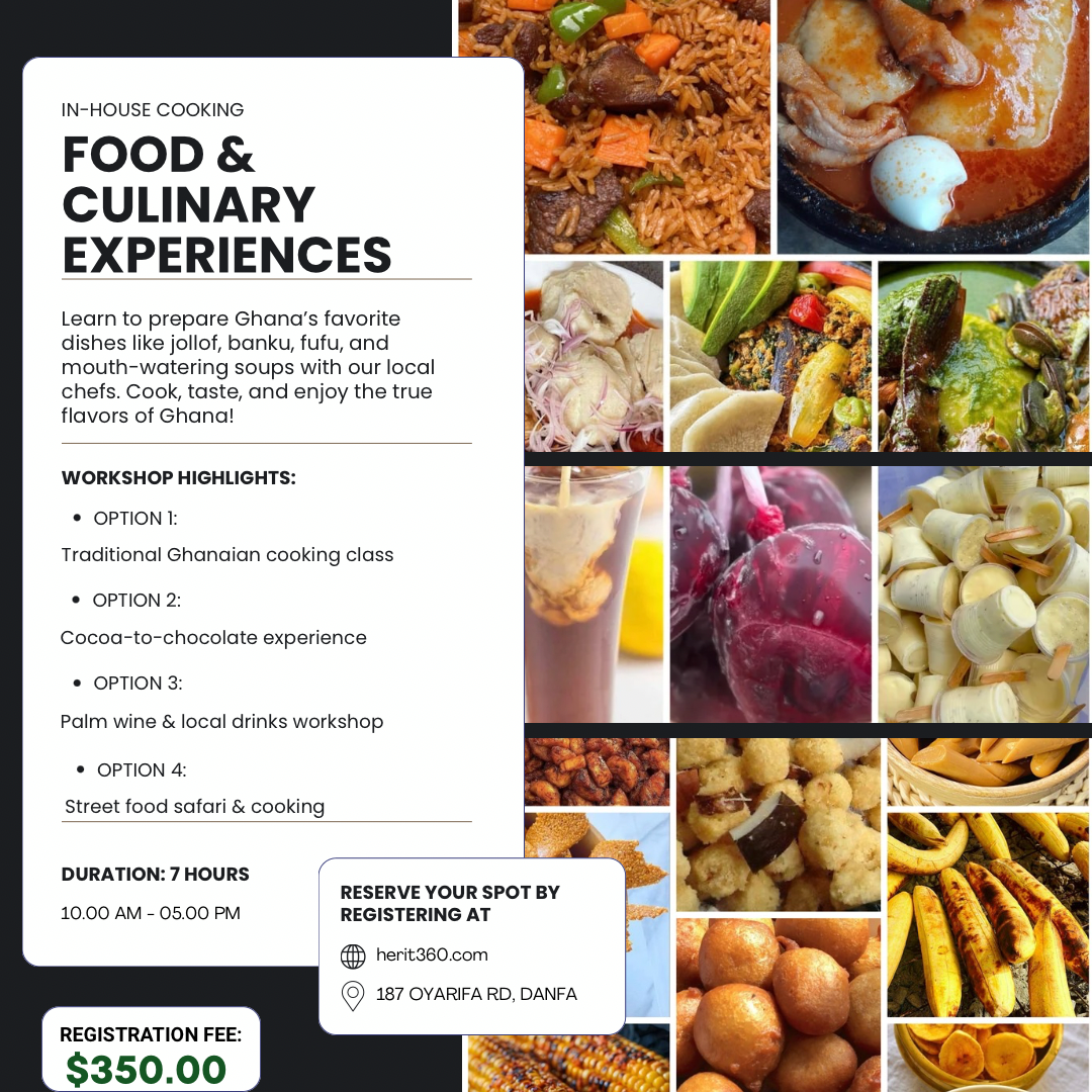 Food and culinary experiences workshop